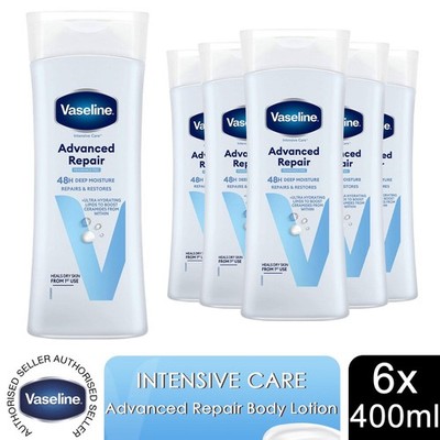 Vaseline Intensive Care Body Lotion, Aloe/Advanced/Cocoa/Mature/Essential, 400ml