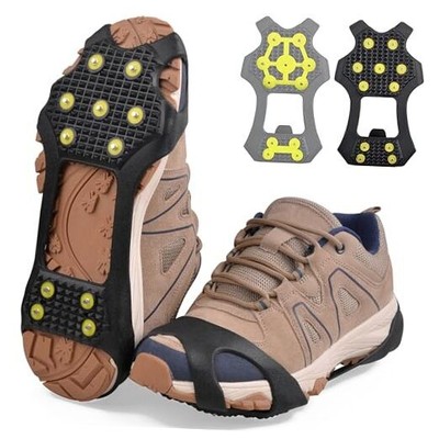 Crampons Ice Cleats for Shoes and Boots, 11 Large (8.5-10 men/10-11.5 women)