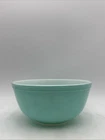 Vintage Pyrex #403 Turquoise Aqua Mixing Bowl- 2.5 Quart MCM Made in USA 4" Tall