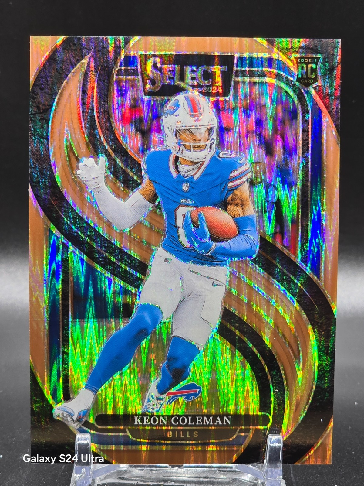 2024 Panini Select Keon Coleman #153 Copper Shock /299