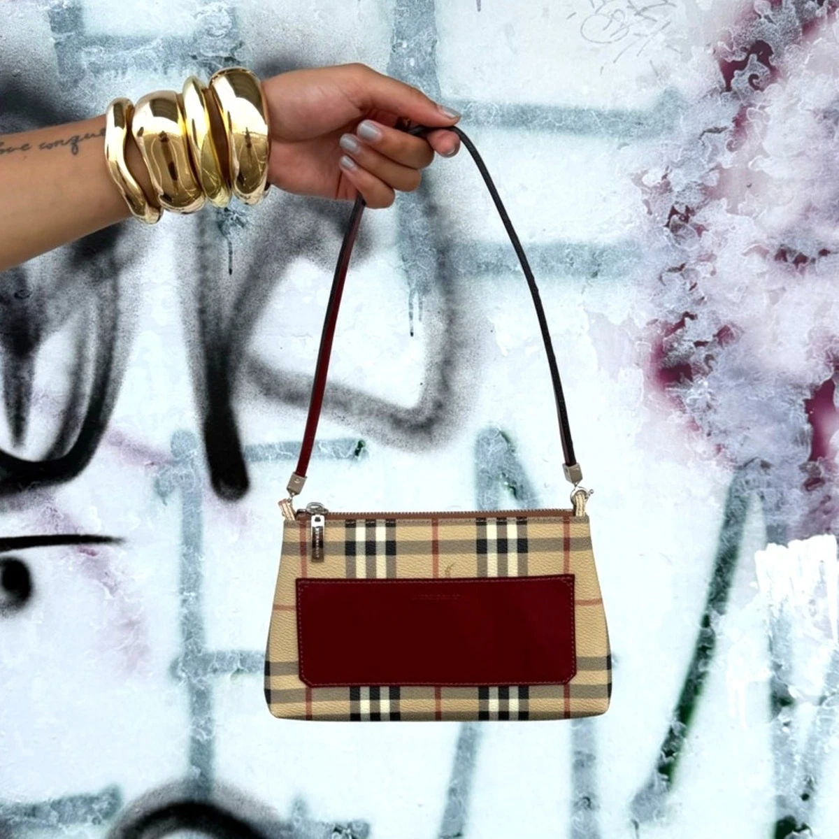 Burberry PVC Exterior Bags & Handbags for Women for sale | eBay