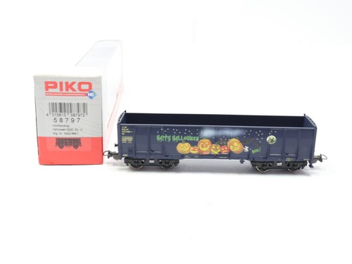 E2853 Piko H0 58797 Güterwagen Hochbordwagen "Halloween 2020" 542 0 666-7 / NEM | Condition: Gebraucht
