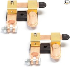 2PCS Top Post Negative Battery Disconnect Switch 12V / 24V 250/750 Amps Knife Bl