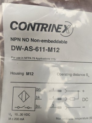 Contrinex DW-AS-611-M12