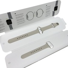 Genuine Apple Watch Sport Band 41mm Starlight S/M M/L Series 7 Fluoroelastomer