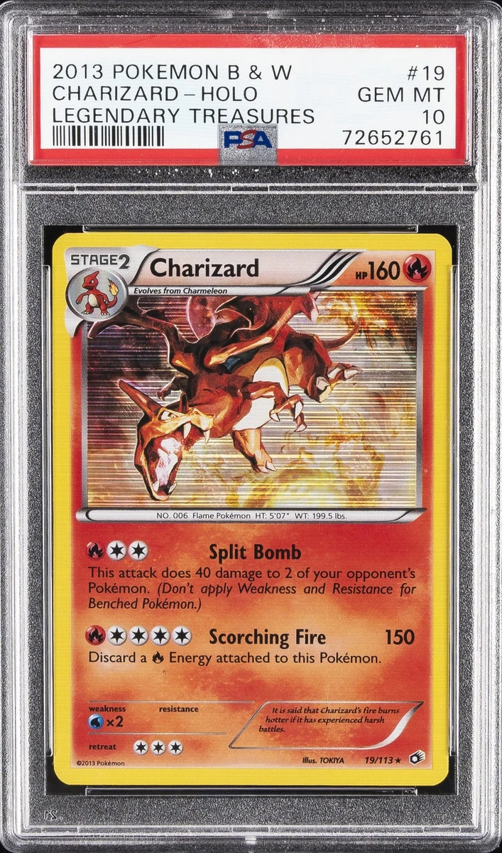 Pokémon TCG Legendary Treasures Grade 10 Individual Collectible