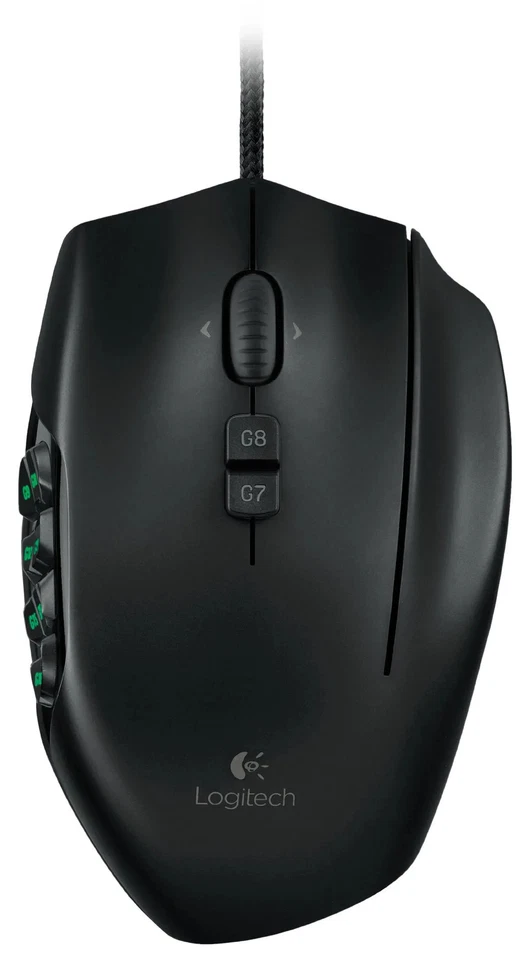 Japan NEW LOGITECH LOGICOOL MMO Gaming Mouse G600 Black Parallel Import - Image 2 of 4