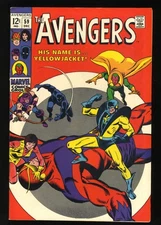 Avengers #59 FN+ 6.5 1st Appearance YellowJacket! Marvel 1968