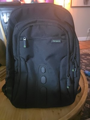 Targus Spruce EcoSmart Backpack Black 15.6'' Travel TSA-Friendly Laptop TBB013US