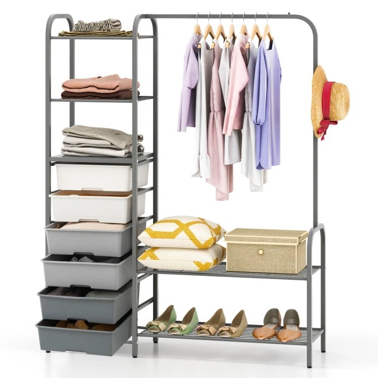 Freestanding shelves for closet hot sale