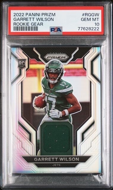 Garrett Wilson Panini Prizm Rookie Gear #RGGW Base
