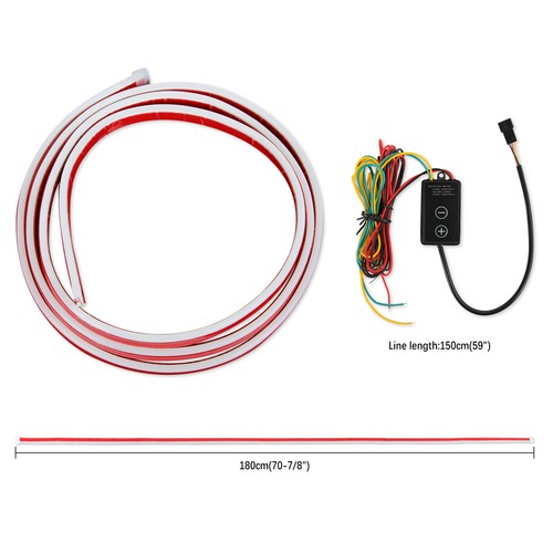 Tira de luces LED de arranque de escaneo para Nissan Frontier 70" luz de circulación diurna - Imagen 19 de 19