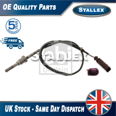 Fits VW Transporter 2.5 TDi Exhaust Gas Temperature Sensor Stallex #2 70906088F