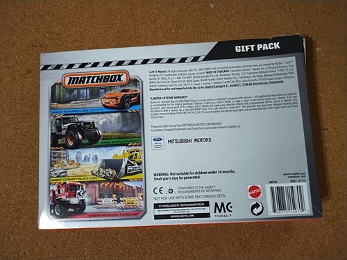 2016 Matchbox '10 MITSUBISHI LANCER EVOLUTION X POLICE. 9 Pack Exclusive - Picture 2 of 6