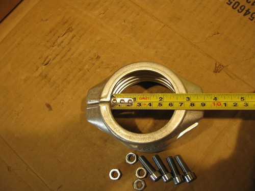 MCC Aluminum Safety Clamp 63mm 2-1/2” EN14420-3 DIN 2817 Hose Coupling DN65 PN25 - Picture 8 of 10