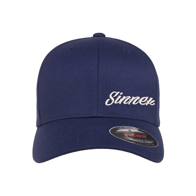 Sinner Logo Embroidered Flexfit Fitted Ball Cap