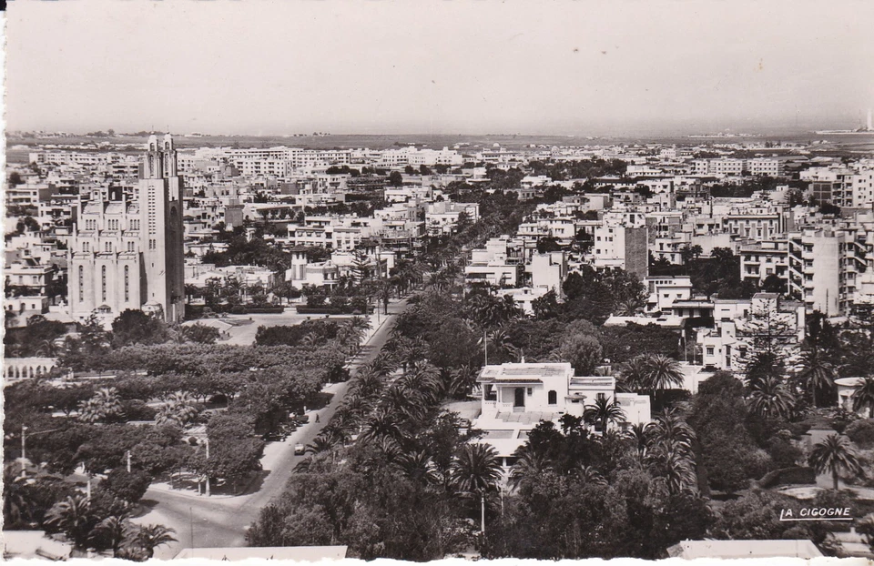 CPSM CASABLANCA PANORAMA SUR LA VILLE NOUVELLE - Photo 1/1