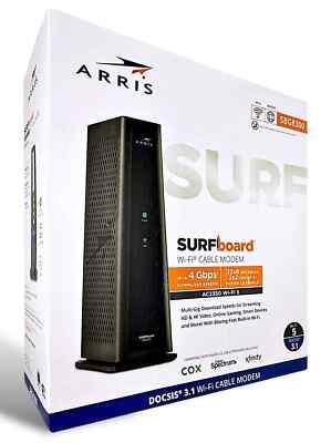 ARRIS SURFboard SBG8300 DOCSIS 3.1 Modem AC2350 Wi-Fi Router Up To 4Gbps New