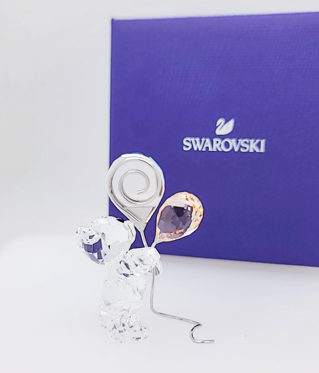 100% SWAROVSKI My little Kris Bear Baby Balloon Picture Holder 