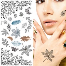 Supperb  Temporary Tattoos - Leaves Tattoo, Leaf Tattoos, Plants Tattoos Vine