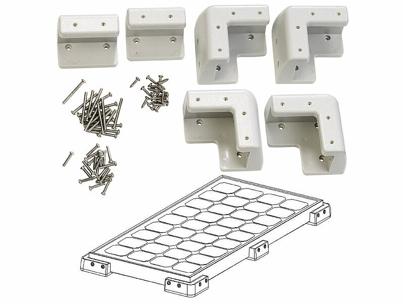 Support solaire Revolt en aluminium gris résistant aux intempéries - 3