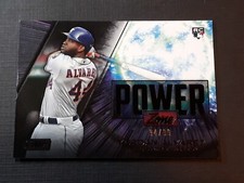 2020 Topps Stadium Club Power Zone Black /99 Yordan Alvarez #PZ-24 RC READ