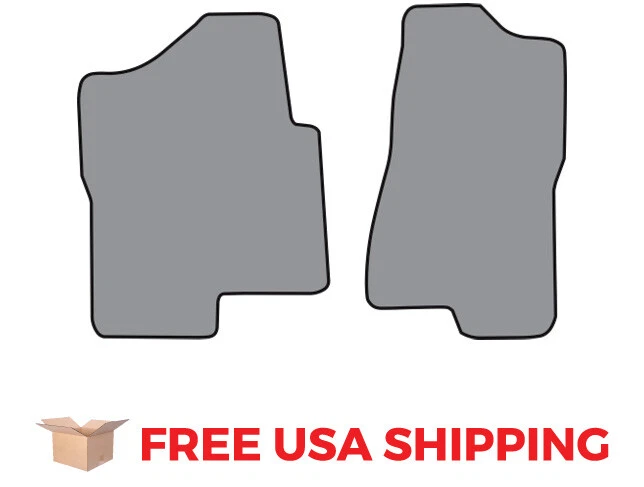 FITS 2001-2003 GMC Sierra 1500 HD Reg Cab Floor Mat 2pc Cutpile Foto 2 de 3