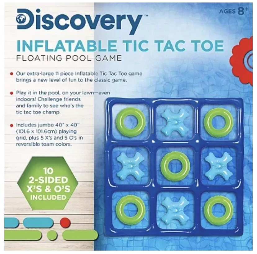 Tic Tac Toe Game 4.5 cm Green, Toys \ Games