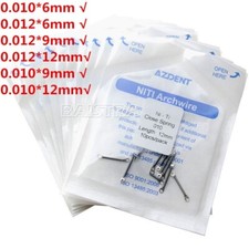 Dental Orthodontic Close Coil Springs NITI Wires 0.010/0.012 6/9/12mm AZDENT