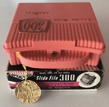 PINK OPTA-VUE SLIDE FILE 300 In BOX MADE IN U.S.A