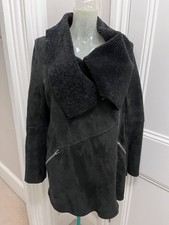 Mason Black Shearing Coat Us 4 Uk 8