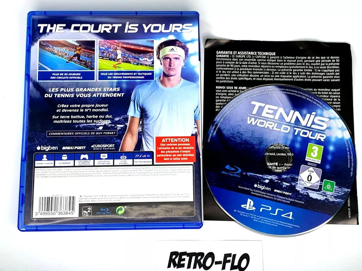 Tennis World Tour - Game PS4 sony PLAYSTATION 4 - Mint