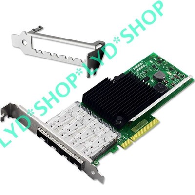 X710DA4 four port SFP+4 port 10 Gigabit fiber optic network card X710-DA4 #A6-34