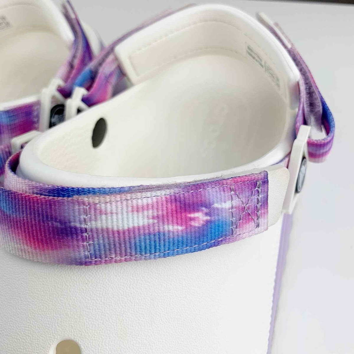 Crocs Classic Hiker Dream Clog White Purple Shoes Men