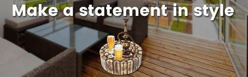 Handmade Wooden Round Shape Stool Natural Wood Logs Smooth Finish for for Kitche - Picture 16 of 16