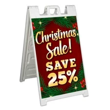 CHRISTMAS SALE SAVE 25% Signicade 24x36 A Frame Sidewalk Sign Double Sided