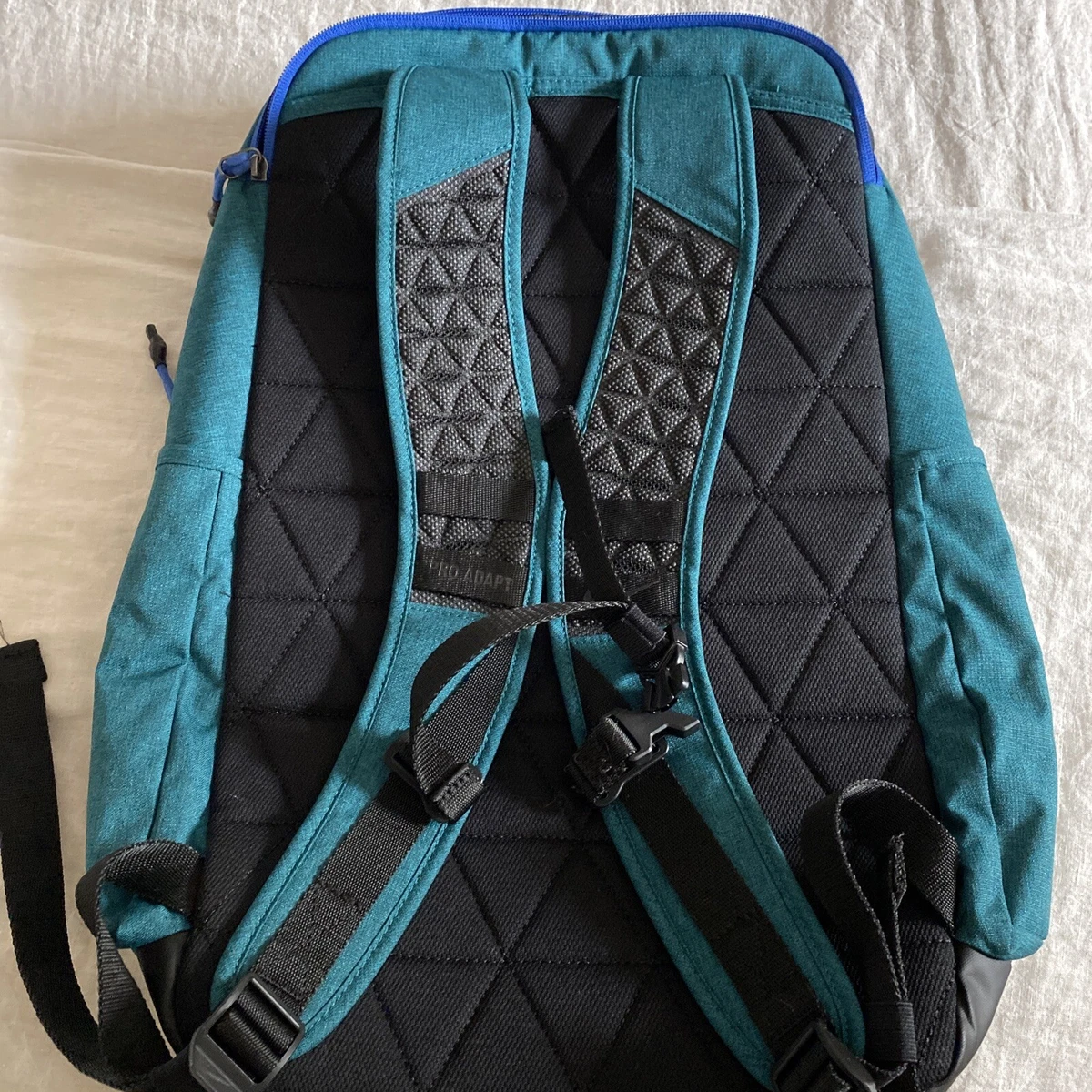 NIKE BACKPACK GREEN BLACK BLUE POCKETS *MINT* eBay