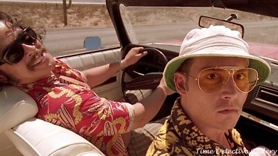 Johnny Depp & Benicio Del Toro in Movie ''Fear & Loathing in Las Vegas'' 