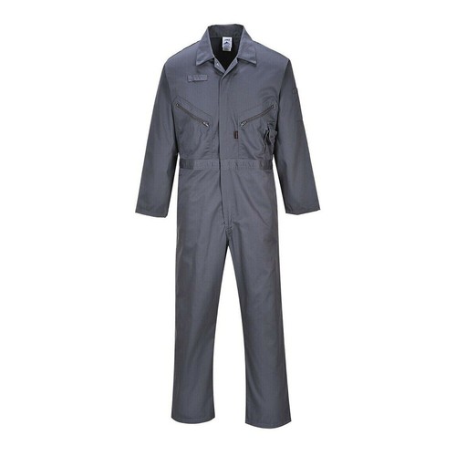 Portwest Mens Liverpool Zip Coveralls Overall Boiler Suit Safety Workerwear C813 - Picture 5 of 10