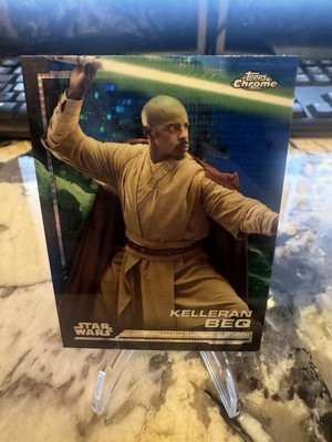 Kelleran Beq 2024 Topps Chrome Star Wars Blue Pulsar Delight