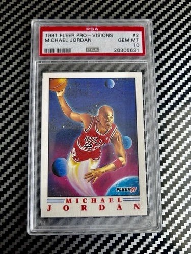 1991 Fleer Pro Visions Michael Jordan #2 PSA 10 GEM MT Bulls HOF