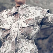 REALITY STUDIO Jacquard Quilting Vest S Size