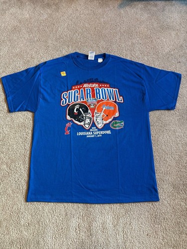 Florida Gators vs. Cincinnati Bearcats 2010 Sugar Bowl Football Men’s Tee XL