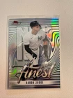 2026 Topps Finest Baseball Aaron Judge Team Finest Refractor