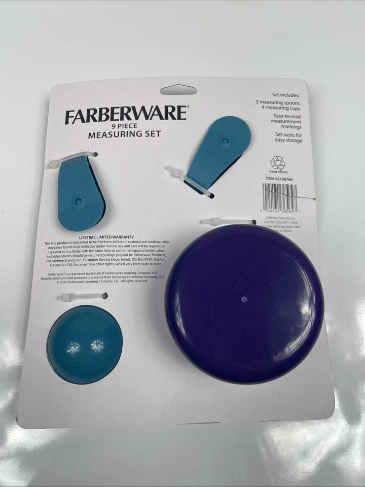 Farberware Professional 9 Pc Measuring Cups and Spoons Set Soft Handle - Image 2 of 2
