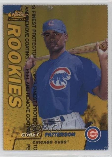 1999 Topps Finest Rookies Gold Refractor 73/100 Corey Patterson #285 0u7
