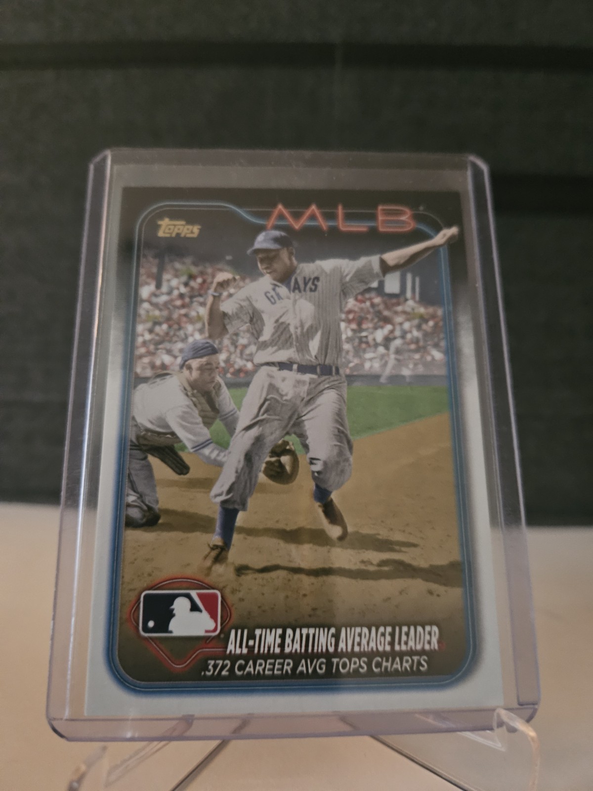  2024 Topps Update Josh Gibson  Golden Mirror Image Variation US191