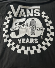 VANS 50 Aniversario Tejido Flecos Borde Manta 65" X 53" COLECCIONABLE NUEVO