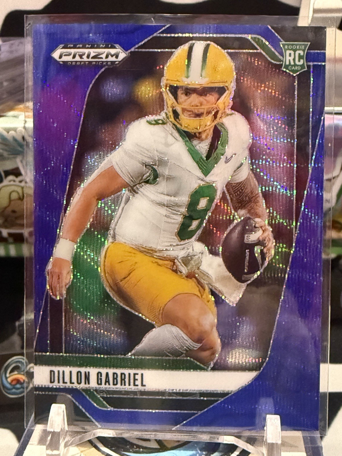 2025 Panini Prizm Draft Picks - Dillon Gabriel #97 Blue Wave Prizm /299 TZ