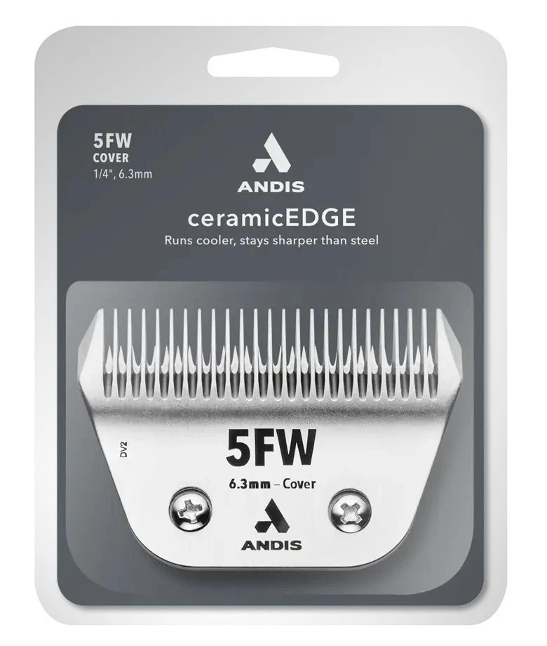 Andis CeramicEdge 5FW WIDE BLADE*Fit AGC,Oster A5,Wahl KM Clippers*Pet Grooming